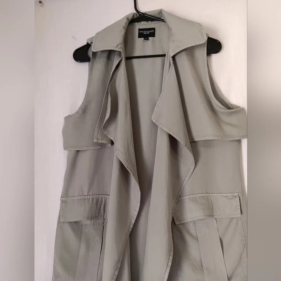 Walter Baker Utility vest jacket, size M, green, Safari Vacation, Lyocell. - Picture 7 of 15